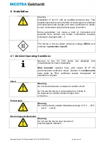 Preview for 8 page of Nicotra Gebhardt FAN Commander 200 Operating Manual