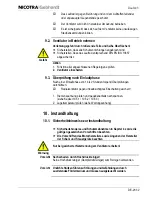 Preview for 21 page of Nicotra RER 0200-2G Operating Instructions Manual