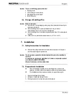 Preview for 47 page of Nicotra RER 0200-2G Operating Instructions Manual