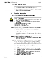 Preview for 50 page of Nicotra RER 0200-2G Operating Instructions Manual