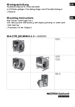 Preview for 1 page of Nicotra RER Series Mounting Instructions