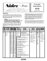 Nidec Avtron AV45 Series Instructions Manual preview