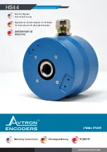 Nidec Avtron Encoders HS44 Mounting Instruction предпросмотр