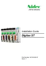 Nidec Digitax ST Series Installation Manual preview