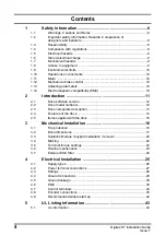 Предварительный просмотр 4 страницы Nidec Digitax ST Series Installation Manual