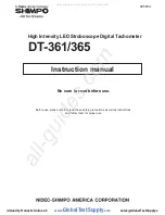 Nidec DT-361 Instruction Manual preview