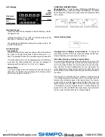 Preview for 2 page of Nidec DT-366 Operation Manual