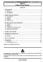 Preview for 3 page of Nidec Leroy-Somer D510 C Installation And Maintenance Manual