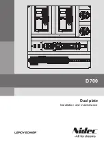 Preview for 1 page of Nidec Leroy-Somer D700 Installation And Maintenance Manual