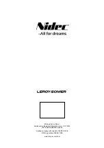 Preview for 12 page of Nidec LEROY-SOMER FFB Installation Manual