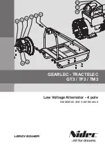 Nidec LEROY-SOMER GEARLEC GT3-16.5 Installation And Maintenance Manual preview