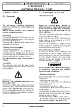 Preview for 6 page of Nidec LEROY-SOMER LSA H 49.1 Installation And Maintenance Manual