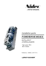 Nidec Leroy-Somer POWERDRIVE MD2CS Installation Manual preview