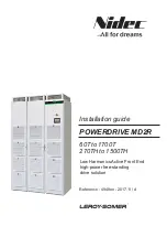 Nidec LEROY-SOMER POWERDRIVE MD2R 100T Installation Manual preview