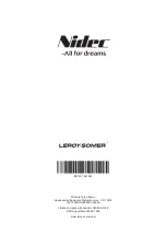 Предварительный просмотр 48 страницы Nidec LEROY-SOMER POWERDRIVE MD2R 100T Installation Manual