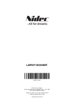 Предварительный просмотр 44 страницы Nidec Leroy Somer Powerdrive MD2SL 1100T Installation And Maintenance Manual