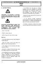 Предварительный просмотр 10 страницы Nidec Leroy-Somer R180 Installation And Maintenance Manual