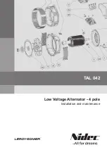 Предварительный просмотр 1 страницы Nidec Leroy-Somer TAL 042 Installation And Maintenance Manual