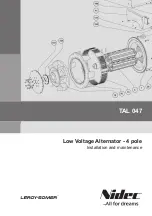 Preview for 1 page of Nidec Leroy-Somer TAL 047 Installation And Maintenance Manual