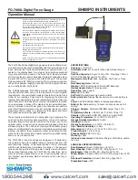 Preview for 1 page of Nidec SHIMPO G-7000L-S-2 Operation Manual