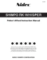 Nidec SHIMPO RK-WHISPER Instruction Manual preview