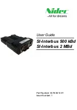 Nidec SI-Interbus 2 MBd User Manual предпросмотр