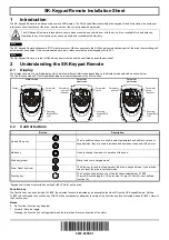 Nidec SK-Keypad Remote Installation Sheet preview