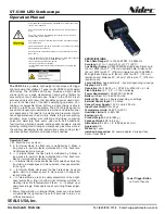 Nidec ST-5100 Operation Manual предпросмотр