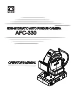 Nidek Medical AFC-330 Operator'S Manual предпросмотр