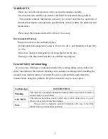 Preview for 3 page of Nidek Medical ARK-700 Series Operation Manual