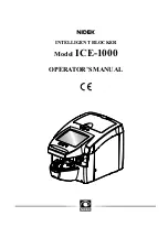 Nidek Medical ICE-1000 Operator'S Manual preview