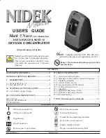 Preview for 1 page of Nidek Medical Mark 5 Nuvo 10 User Manual