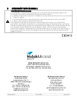 Preview for 8 page of Nidek Medical Mark 5 Nuvo Series Instructions For Use Manual