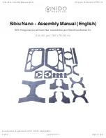 Preview for 1 page of Nido Robotics Sibiu Nano Assembly Manual