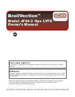 Предварительный просмотр 1 страницы Nieco BroilVection JF64-3 Owner'S Manual