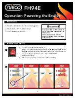 Preview for 11 page of Nieco FH94 Electric Owner'S Manual