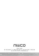 Preview for 24 page of Nieco IRL-350 Instructions For Installation And Use Manual