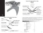 Предварительный просмотр 1 страницы Nielsen-Kellerman Kestrel 4100 Instruction Manual