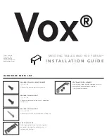 Nienkamper Vox Forum Installation Manual предпросмотр