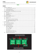 Предварительный просмотр 2 страницы NIEUWKOOP EC1200 User Manual