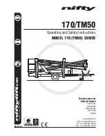 nifty 170H Series Operating And Safety Instructions Manual preview