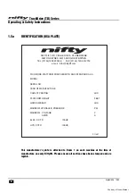 Preview for 8 page of nifty TrackDrive TD150T Series Operating/Safety Instructions Manual