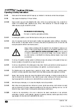 Preview for 10 page of nifty TrackDrive TD150T Series Operating/Safety Instructions Manual