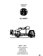 NIFTYLIFT NL140RKT Operation Manual preview