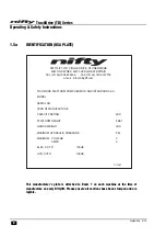 Предварительный просмотр 8 страницы NIFTYLIFT TrackDrive TD120TN Series Operating/Safety Instructions Manual