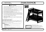 Night & Day Furniture Cinnamon Futon Bunk Bed Assembly Instructions Manual preview