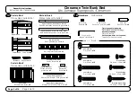 Preview for 3 page of Night & Day Furniture Cinnamon Twin Bunk Bed Assembly Instructions Manual