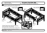 Preview for 7 page of Night & Day Furniture Cinnamon Twin Bunk Bed Assembly Instructions Manual