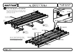 Preview for 4 page of Night & Day Furniture CONTINENTAL FRAME ALBANY ARM Assembly Instructions Manual