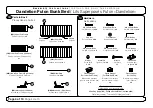 Предварительный просмотр 4 страницы Night & Day Furniture Dandelion Futon Bunk Bed Assembly Instructions Manual